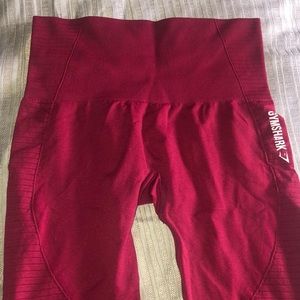 Gymshark Seamless Leggings - Red